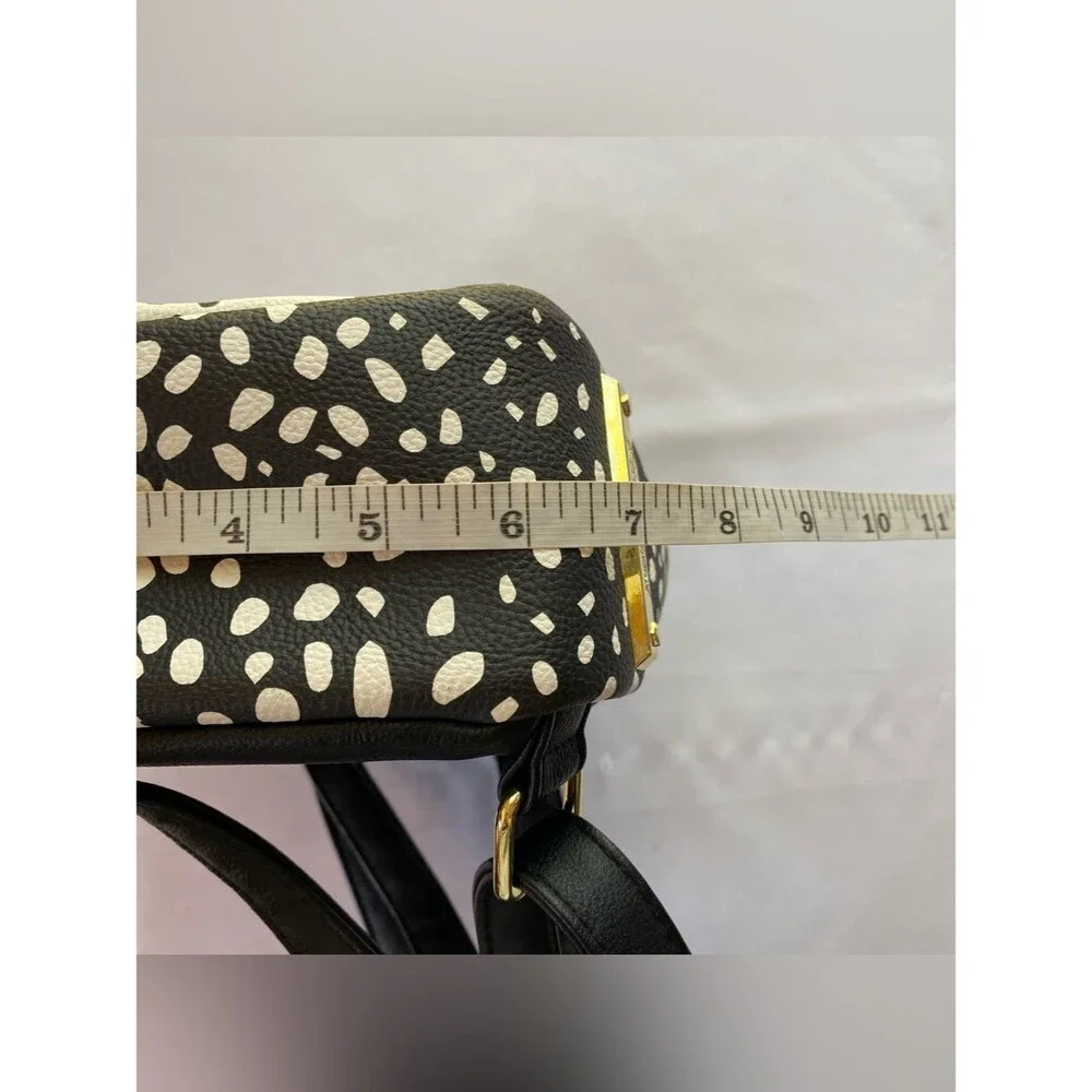 Betsey Johnson Black/ White Dalmatian Spot Puppy Mini Backpack Kawaii Harajuku
